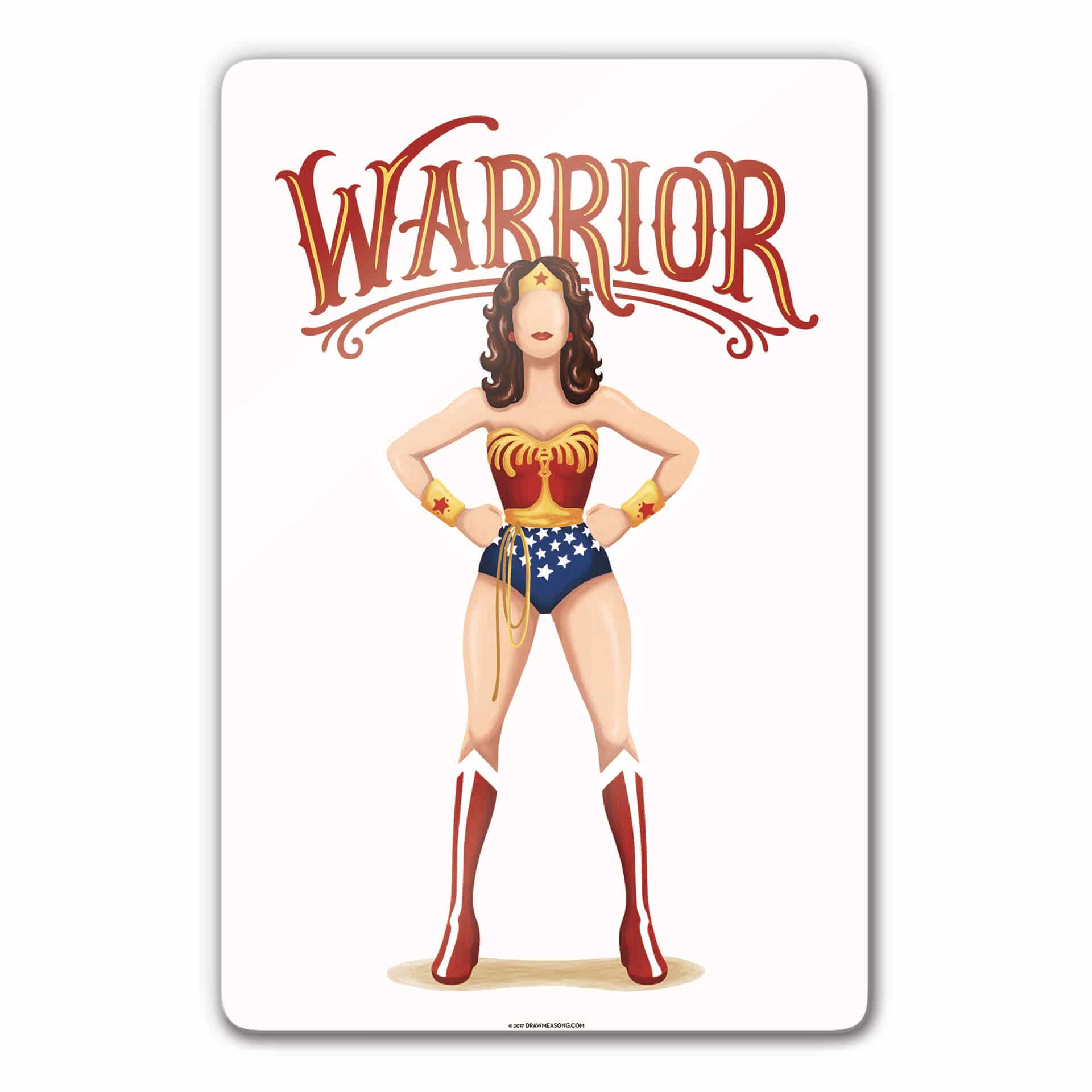 Tableau en verre Tohmé - Wonderwoman