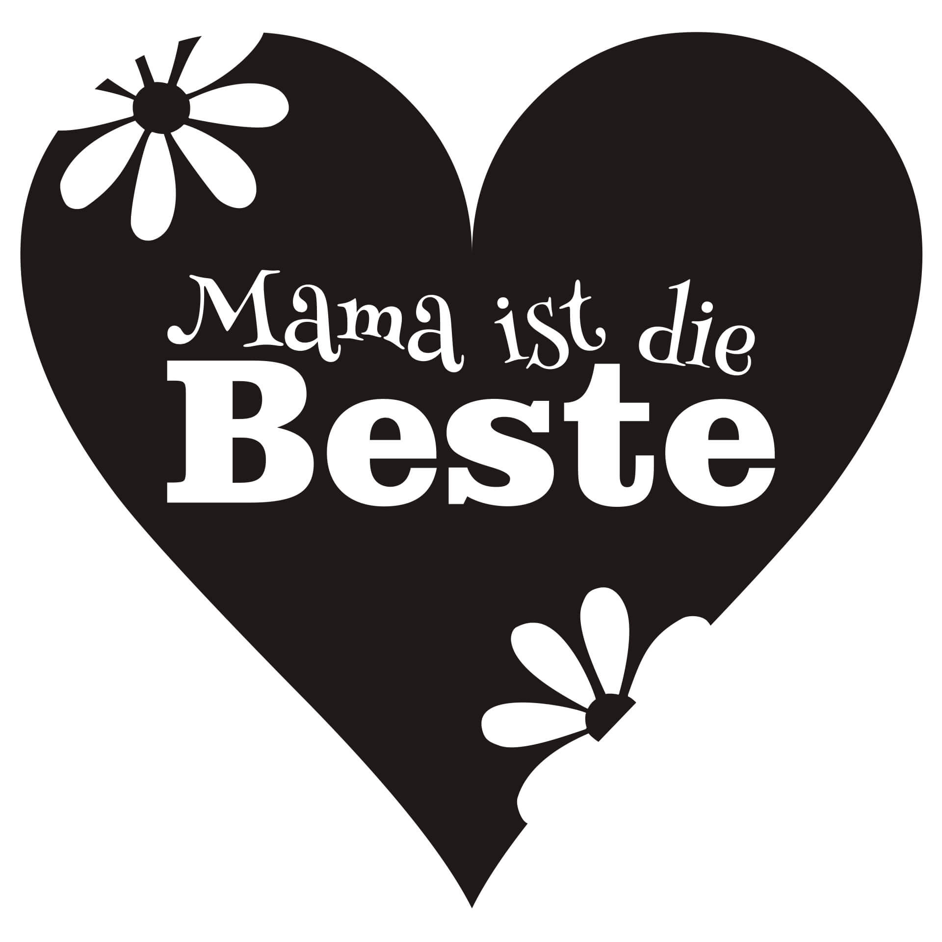 Wandtattoo Mama ist die Beste
