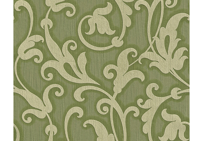 Architects Paper Textielbehang Tessuto Resedagroen, Kiezelgrijs