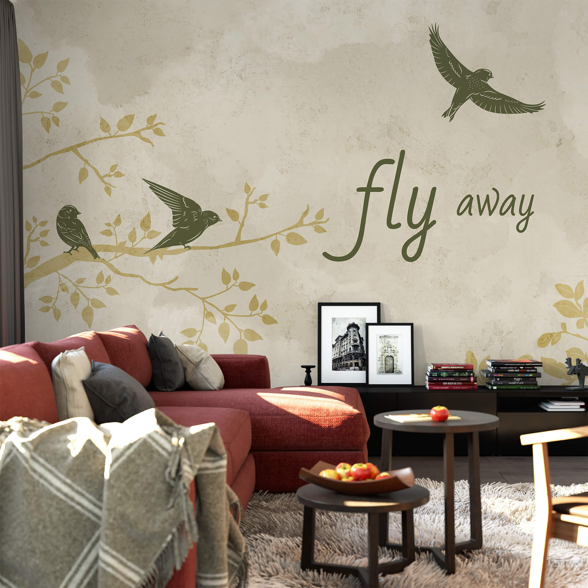 Fotobehang Fly Away
