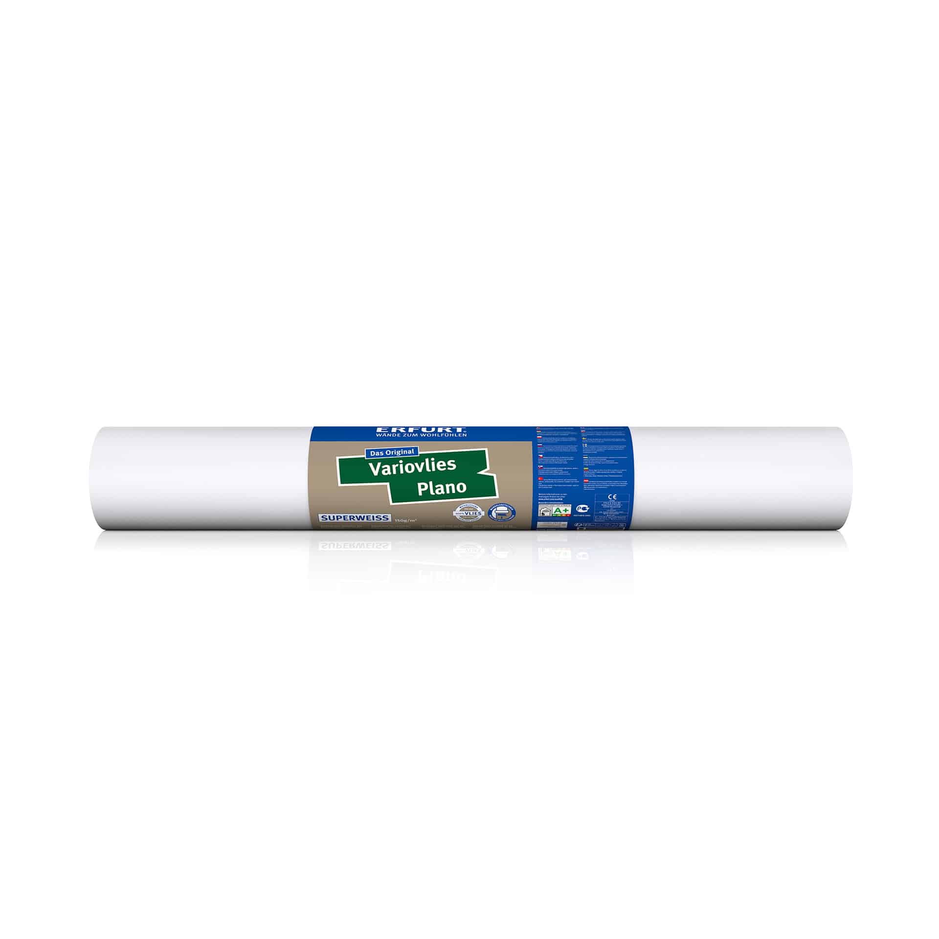 Erfurt Variovlies Behang Plano Superwit 20x0,53m