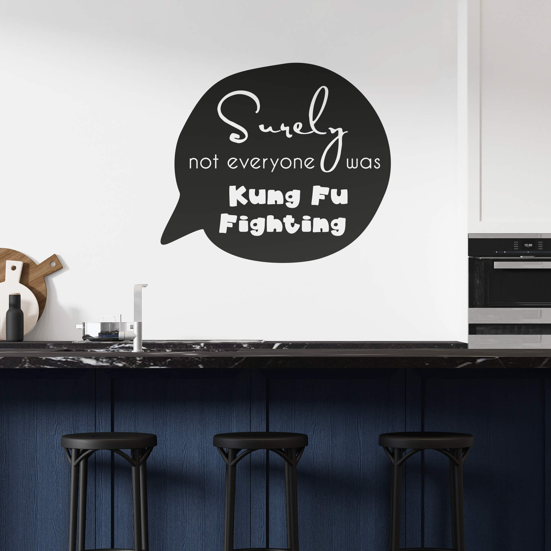 Wallsticker - Not everyone was Kung Fu Fighting