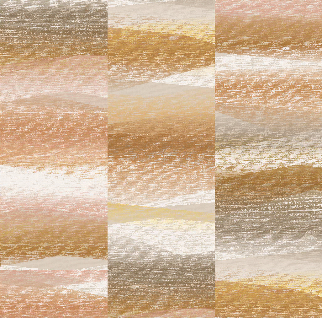 Vliesbehang met grafisch motief in beige grafisch