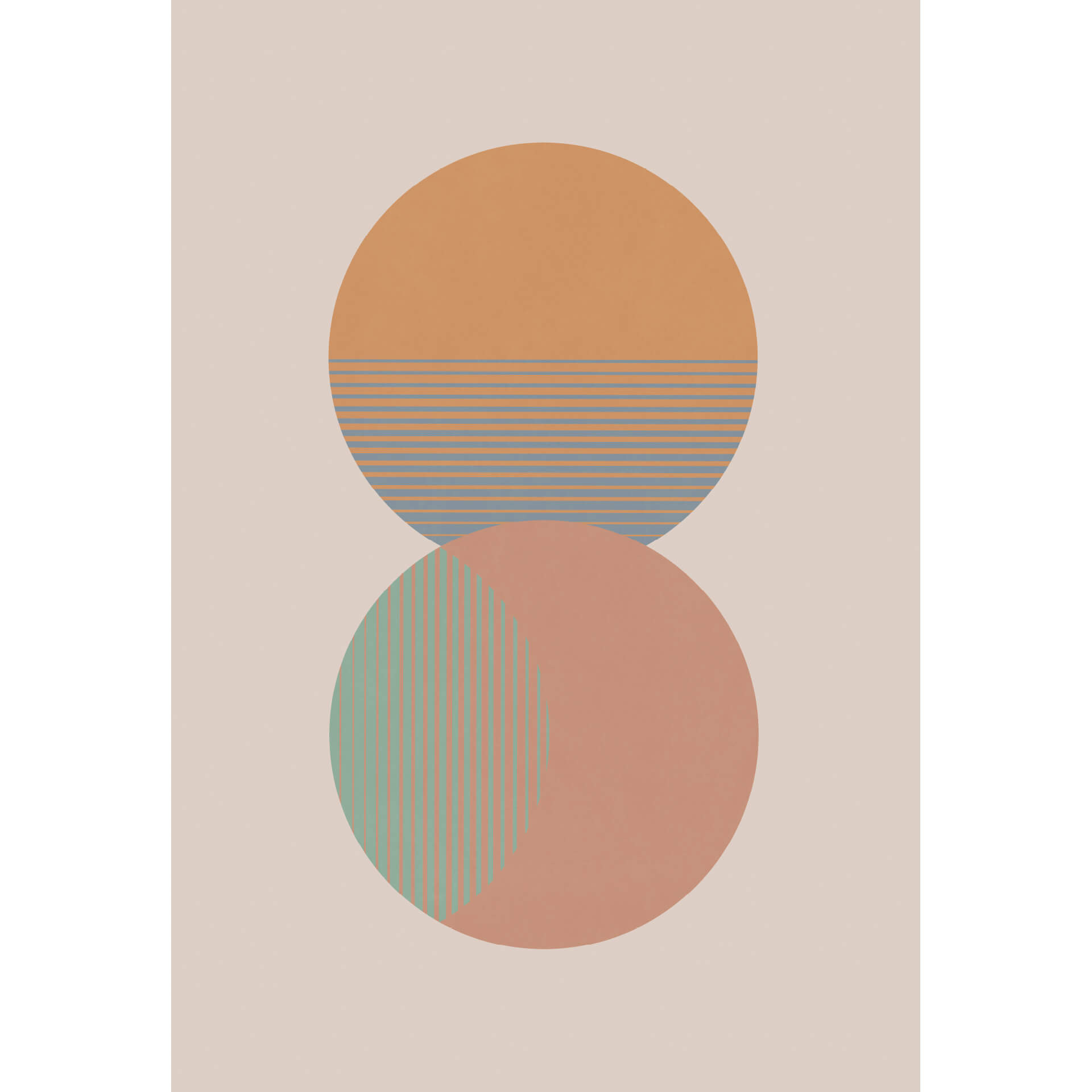 Fotobehang Orara Studio - Sun and Moon