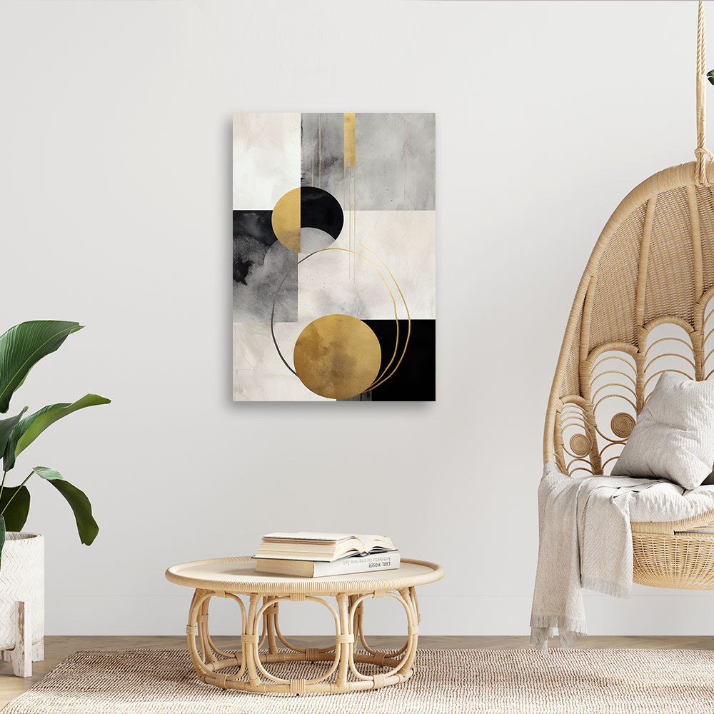 Leinwandbild Geometrisches Boho-Muster