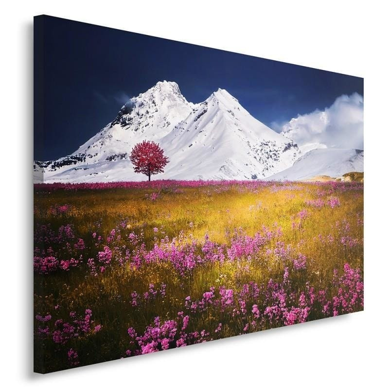 Canvasbillede, Alpine bjerge