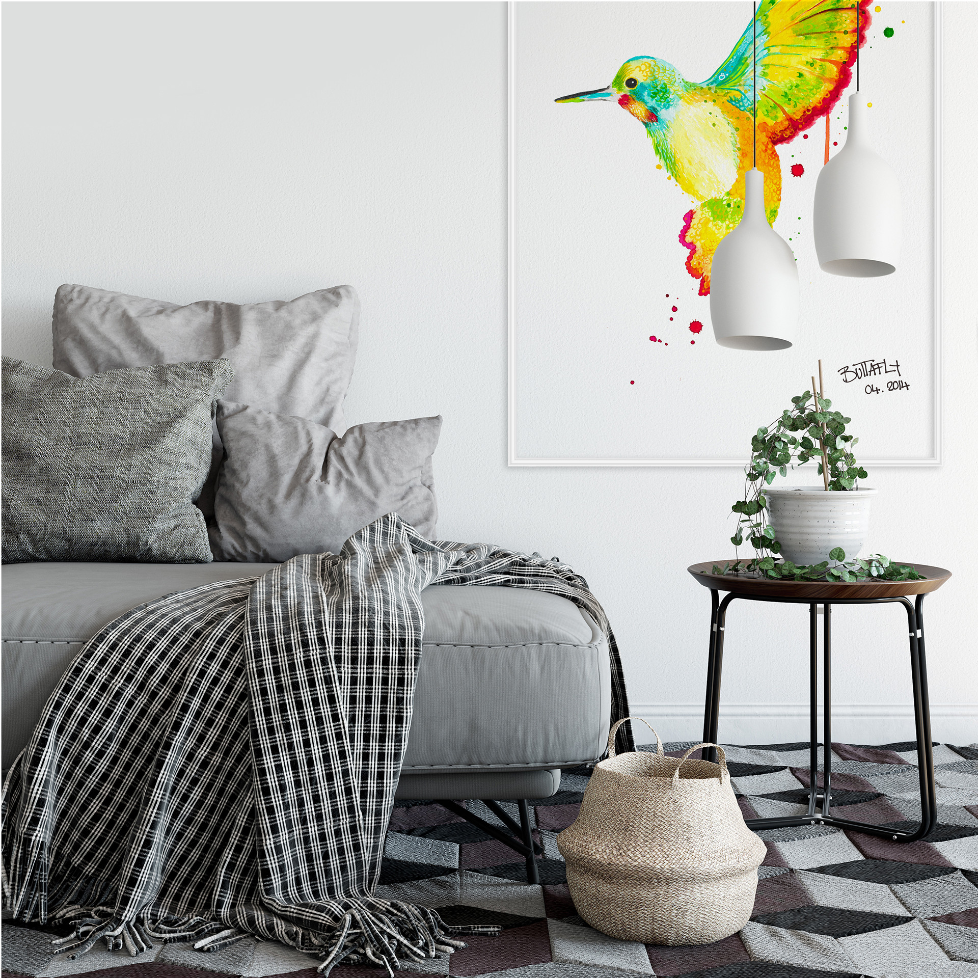 Wallprint W - Buttafly - Kolibri