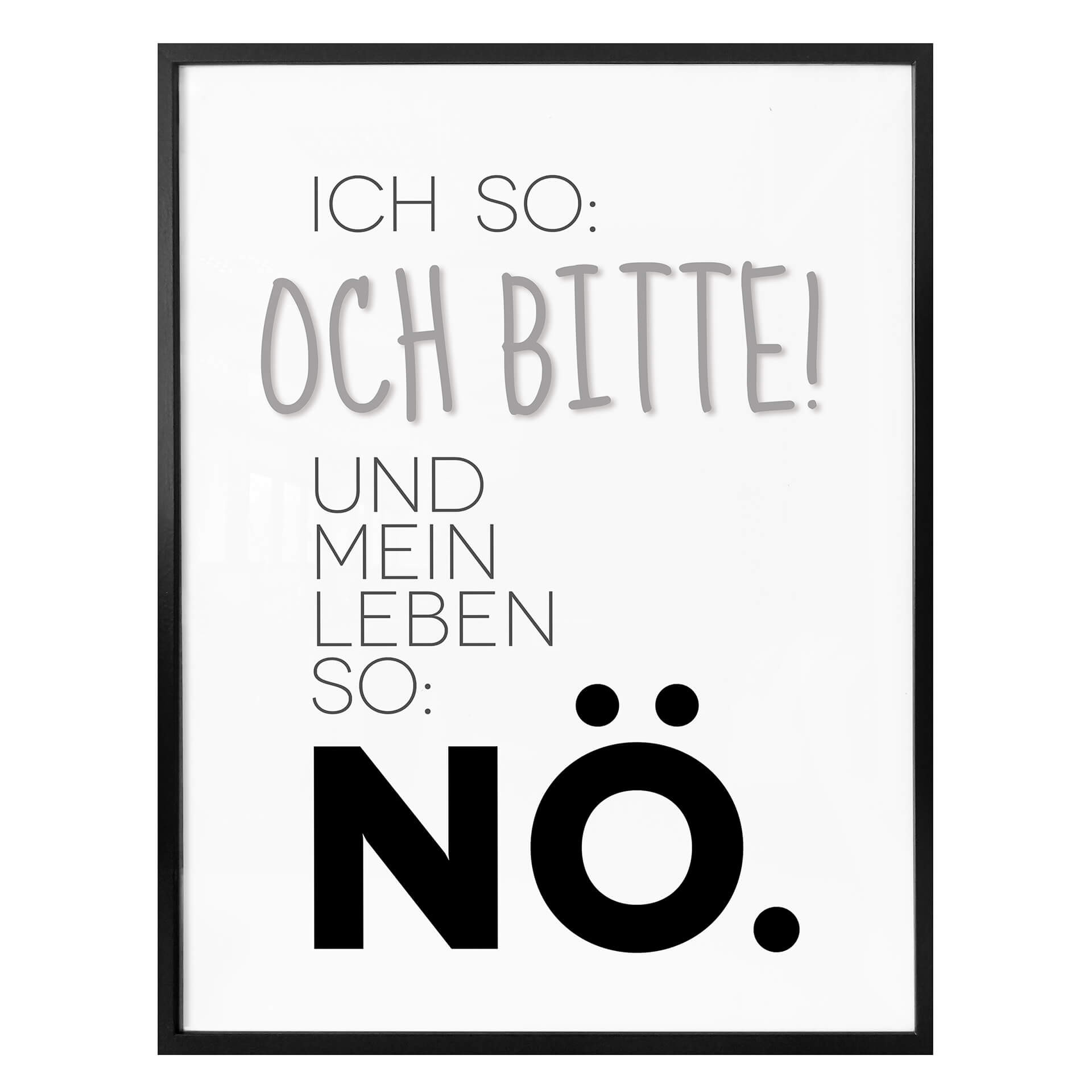 Poster Und mein Leben so...
