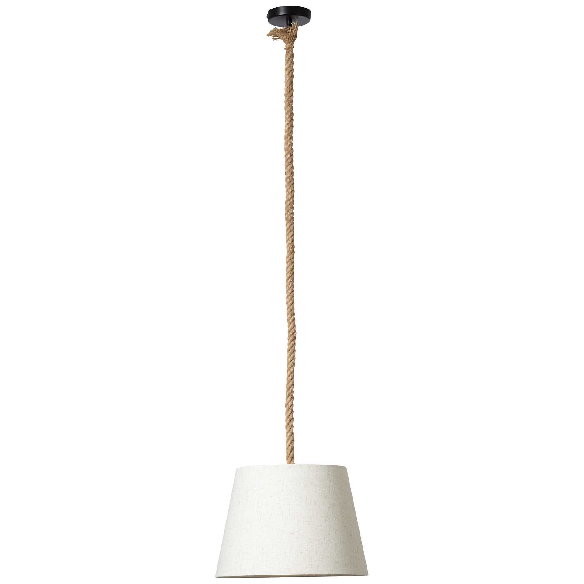 Pendelleuchte Milan, braun, 130 x 35 cm, Textil Pendelleuchte