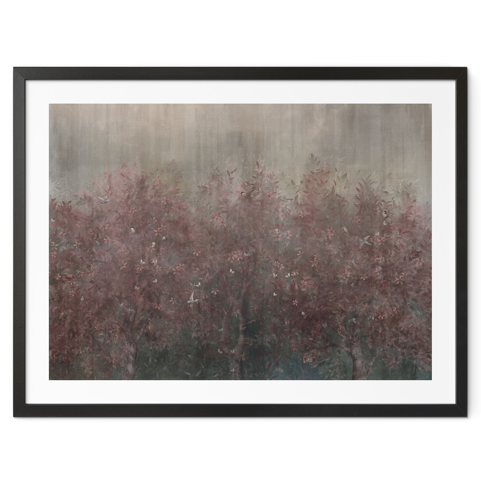 Poster bos in warme herfsttinten - Ms Tiff