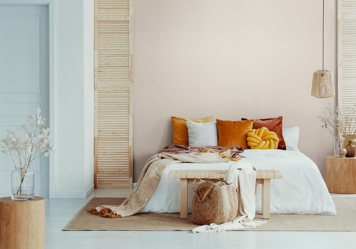 Vliestapete Struktur Modern, Klassisch, Shabby Chic in Rosa-Braun