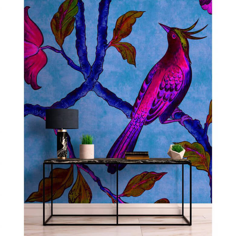 Livingwalls Fotobehang Walls by Patel 2 bird of paradise 1