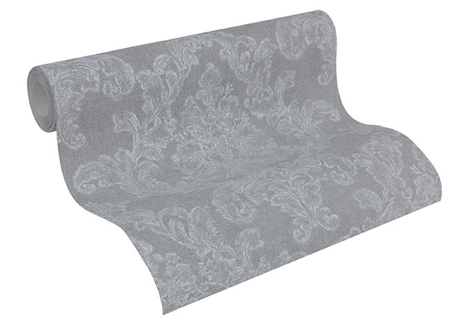 A.S. Création behang Elegance 3 grijs, wit