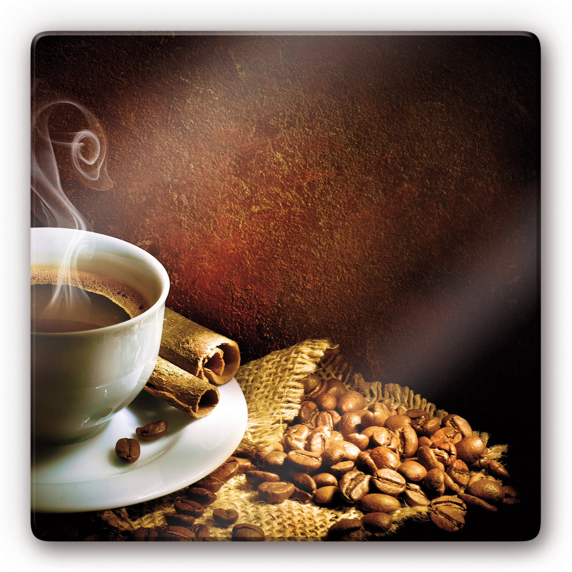 Glasbillede - Kaffe