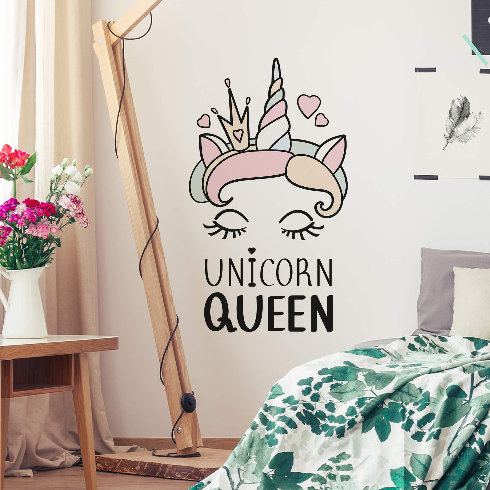 Wandtattoo Kvilis - Unicorn Queen