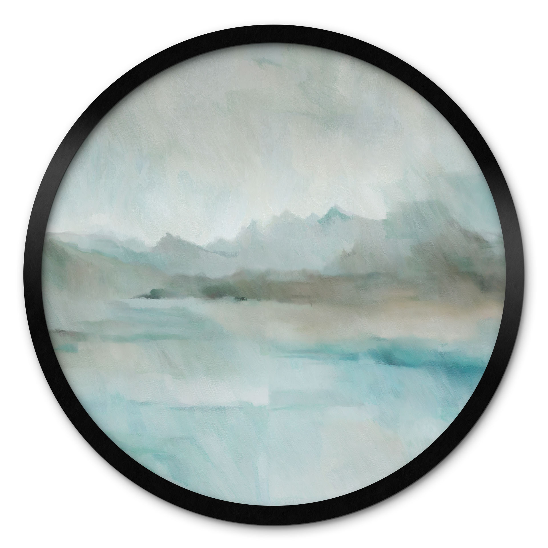 Poster Velvet Horizon - Abstract Meer - Sir Edward x Grigory Gladarev - Rond