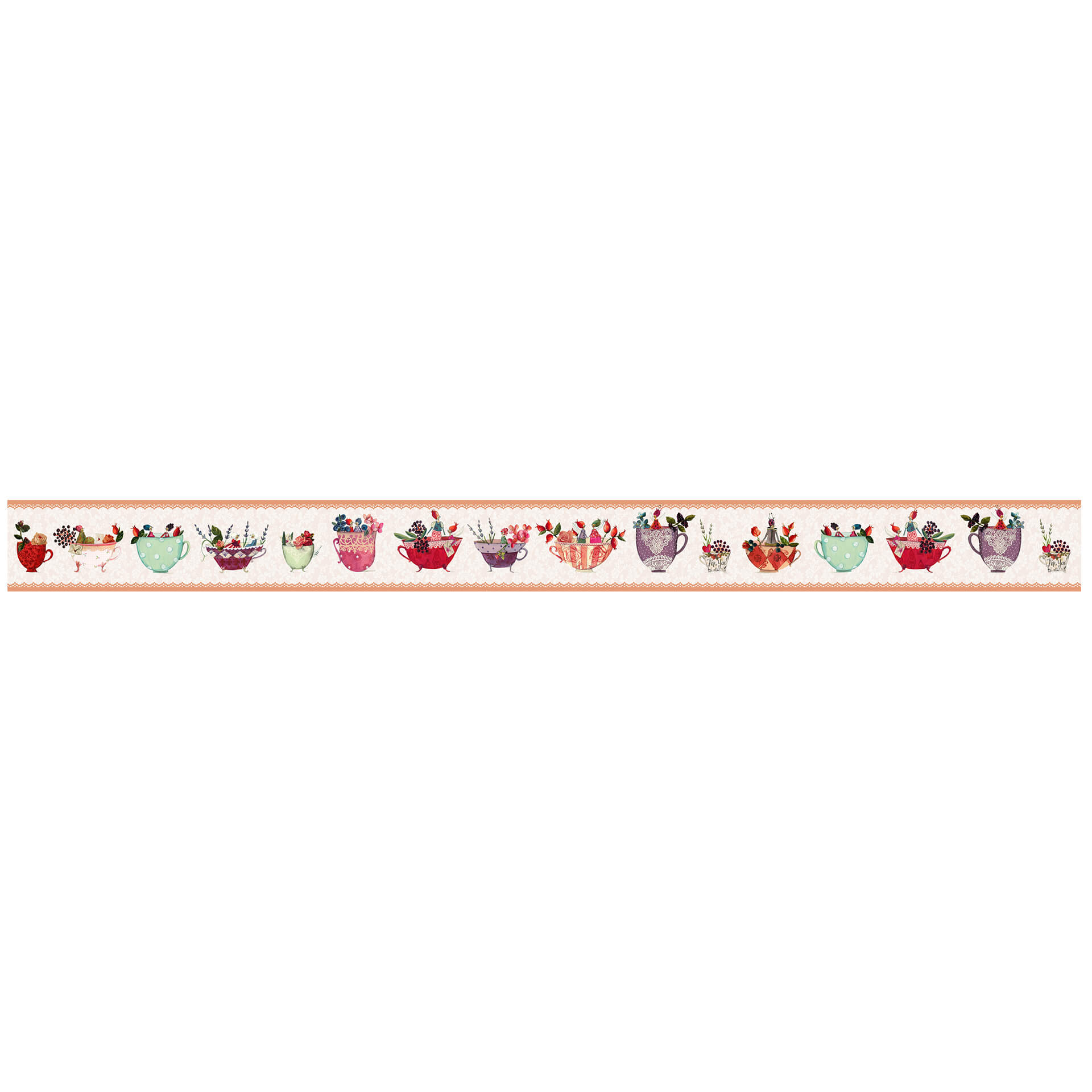 Bordo decorativo Leffler - Dream Cups