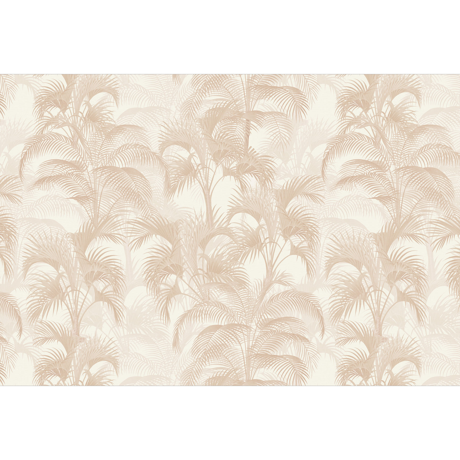 Palmbomen in de jungle beige - Palmbehang - Bloomery Decor