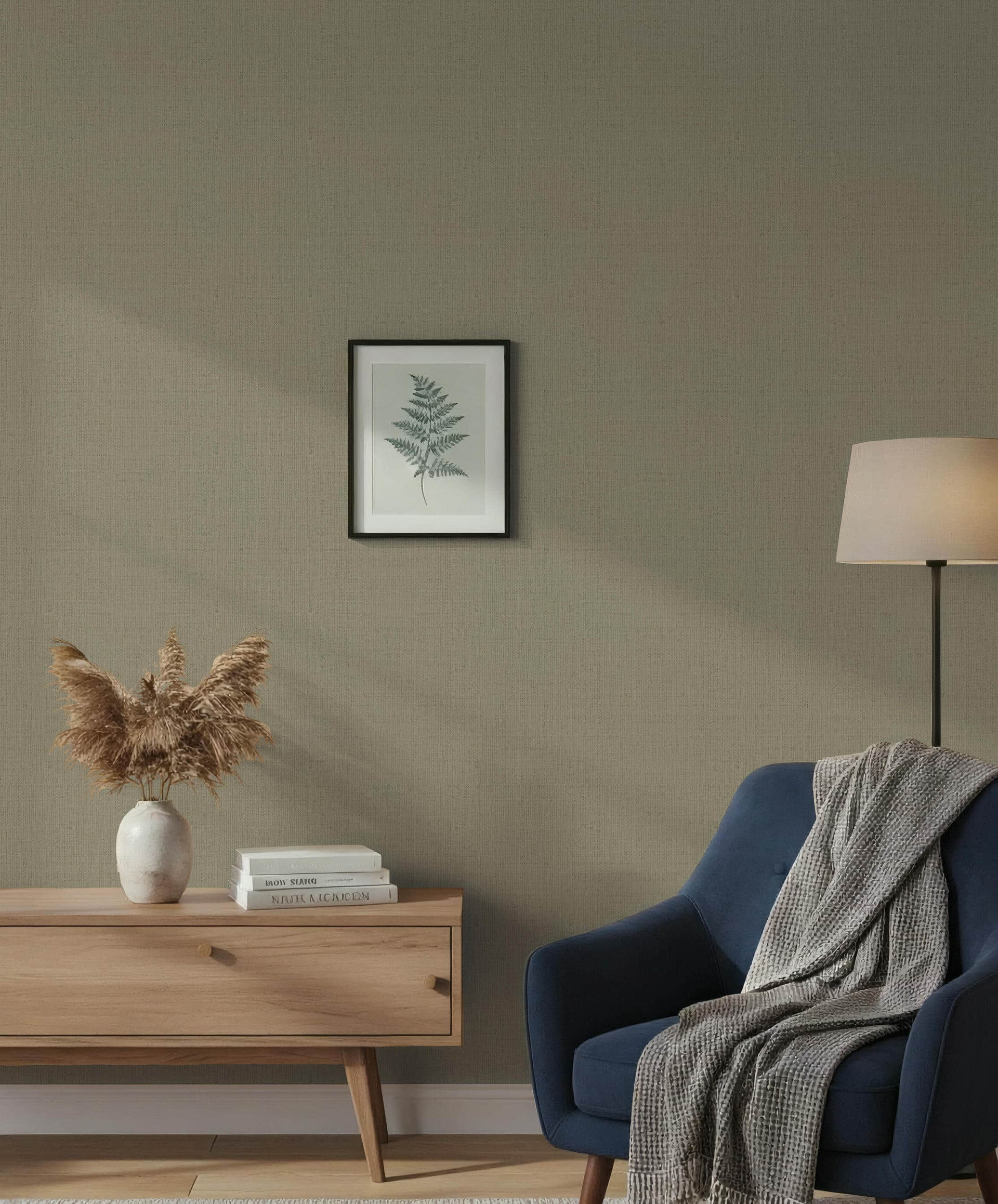Ikke-vævet tapet tekstur moderne i grå