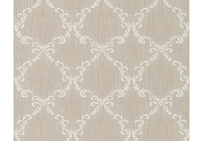 Architechts Paper Stoftapet Tessuto Grå beige, Signalhvid