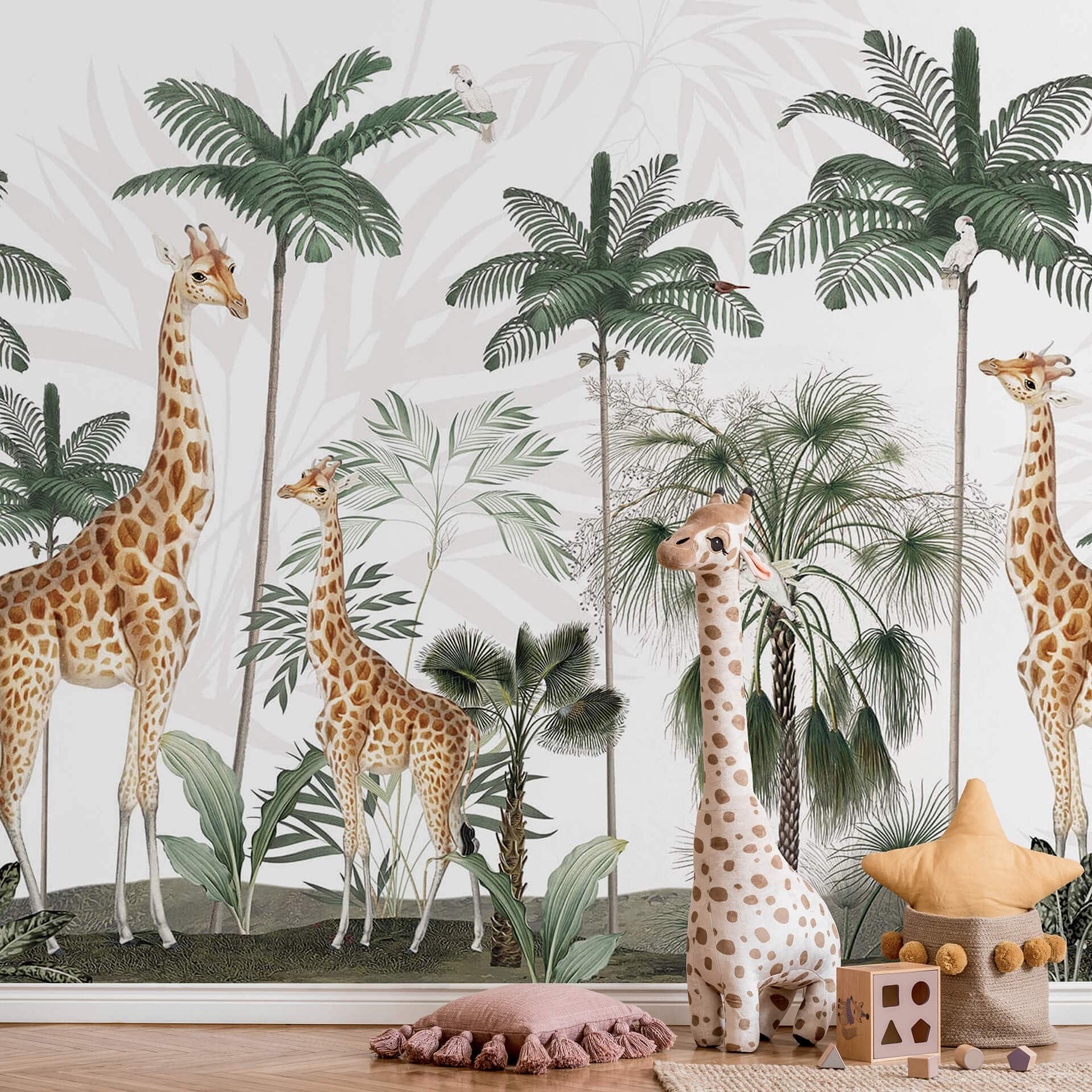 Fotobehang Kikki Belle - Giraffen