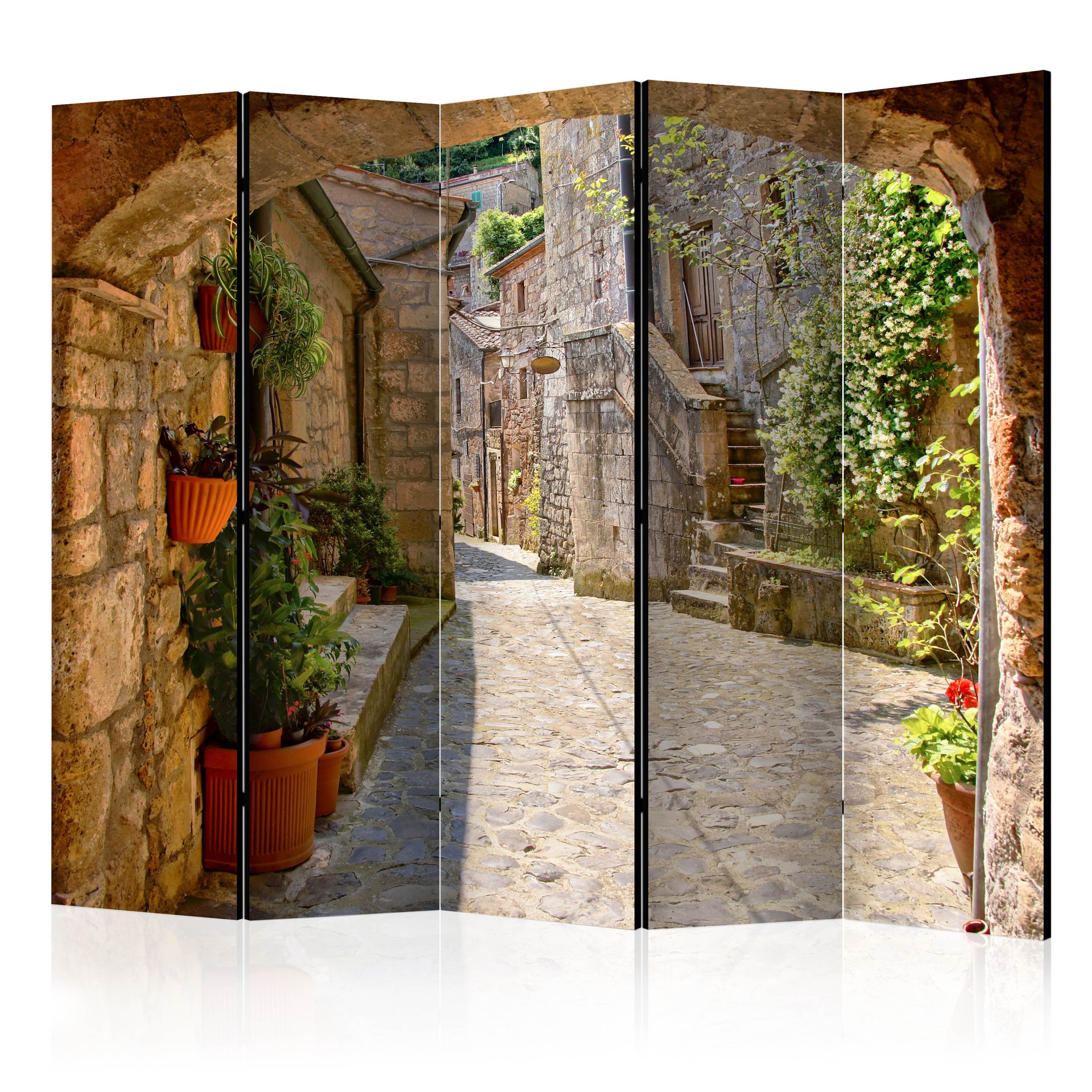 Rumdeler - Provinsiel gyde i Toscana , 5-delt - 225x172 cm