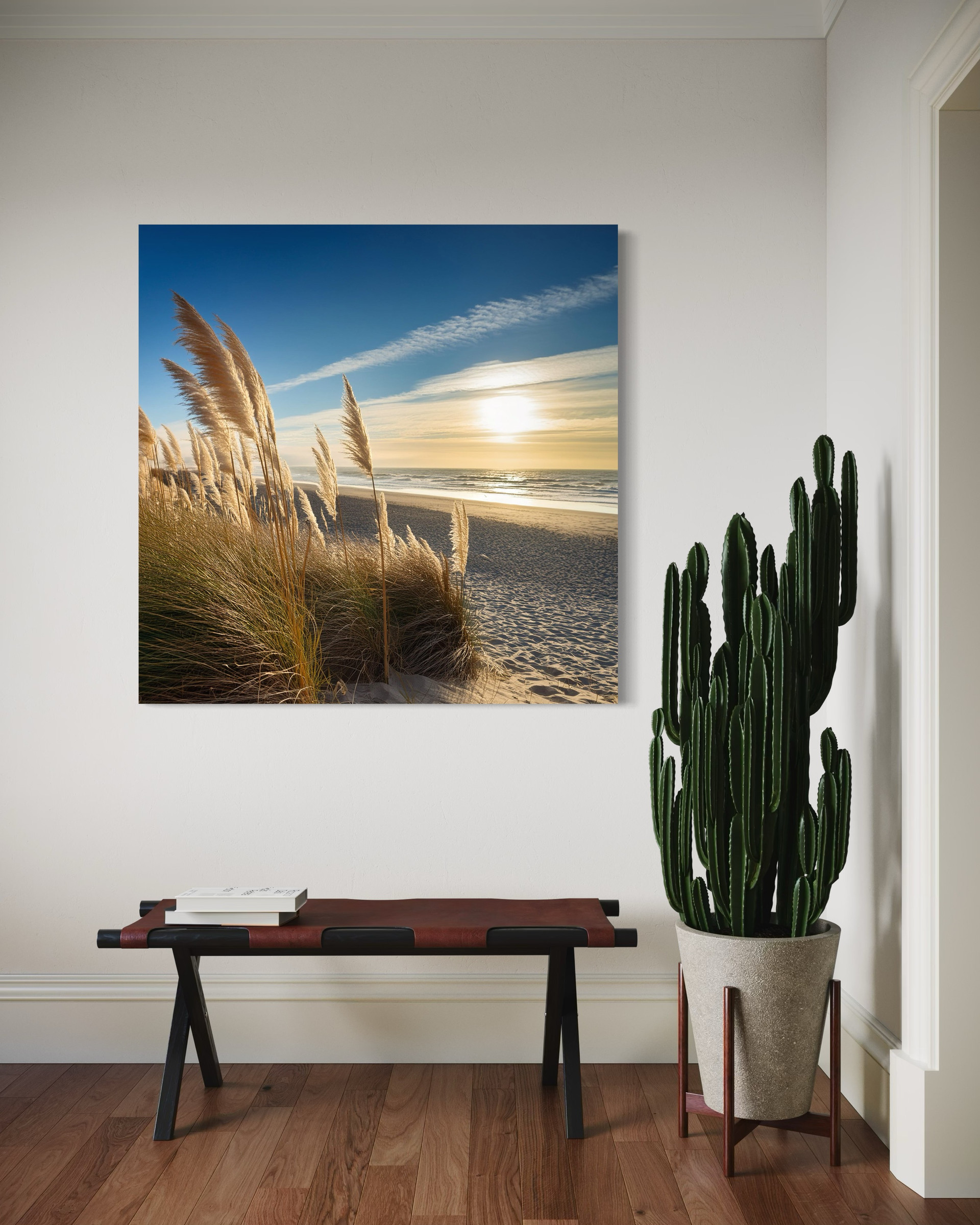 Leinwandbild Strand Meer Natur