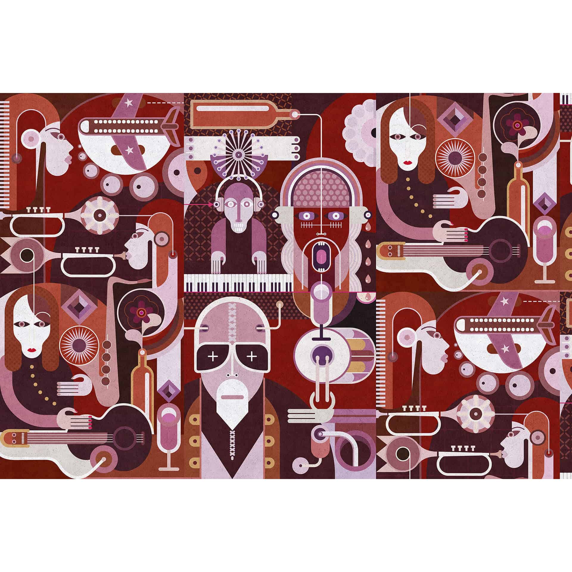 Livingwalls Fotobehang Walls by Patel 2 wall of sound2