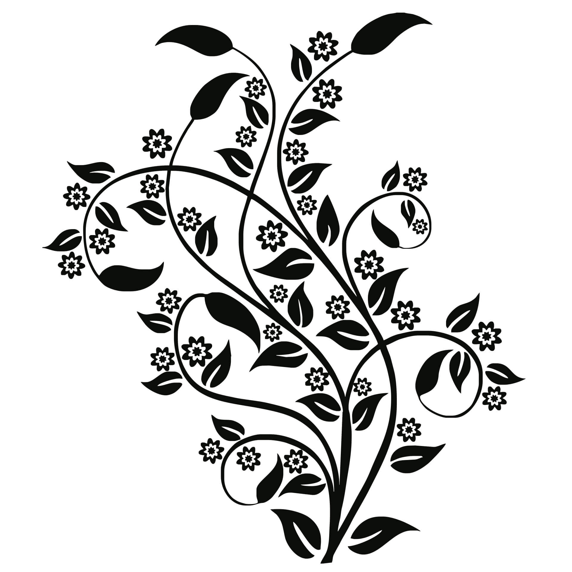 Wallsticker Blomster Drøm 2