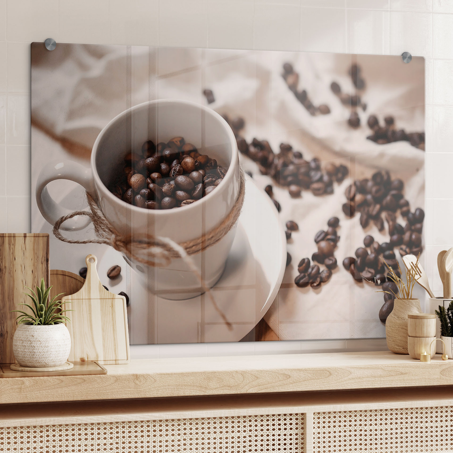Stænkplade - Kaffebønner
