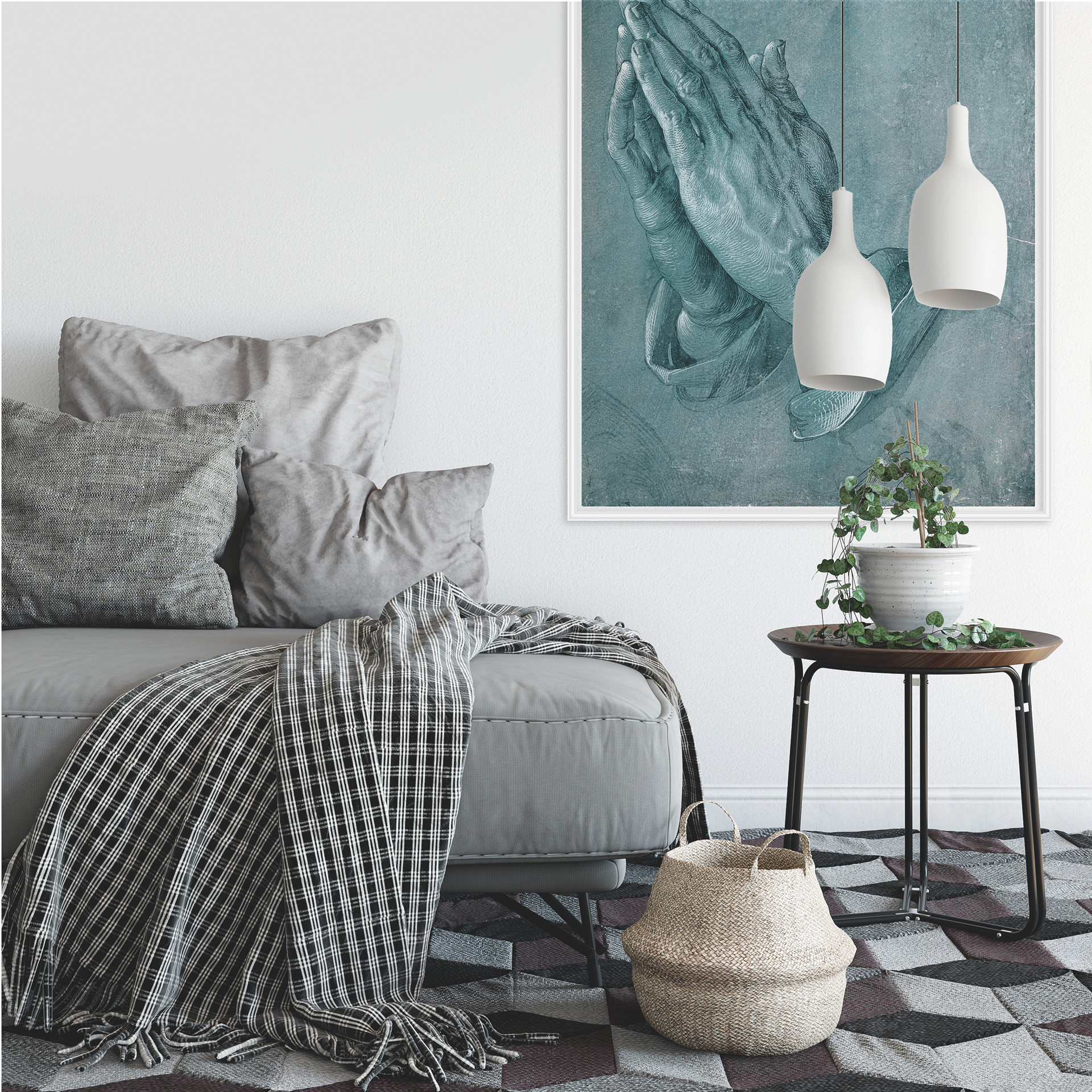 Wallprint Dürer - Studie zu Betende Hände