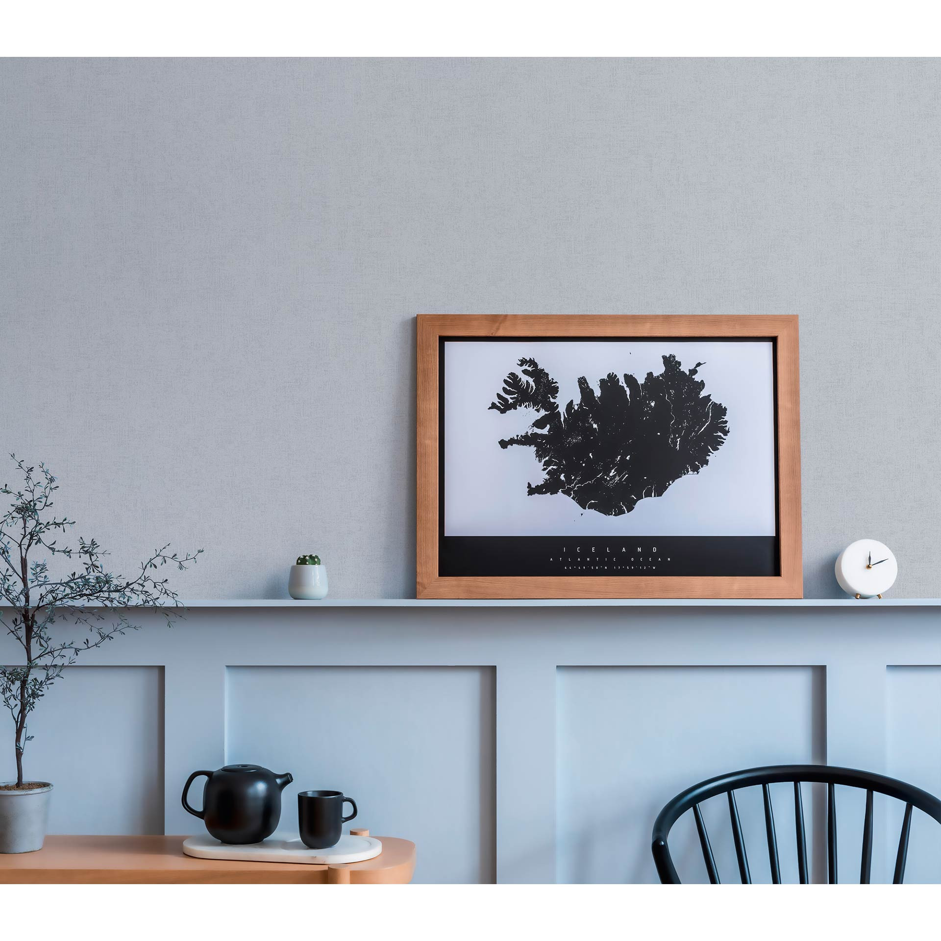 Livingwalls Titanium 3 - Effen Vliesbehang