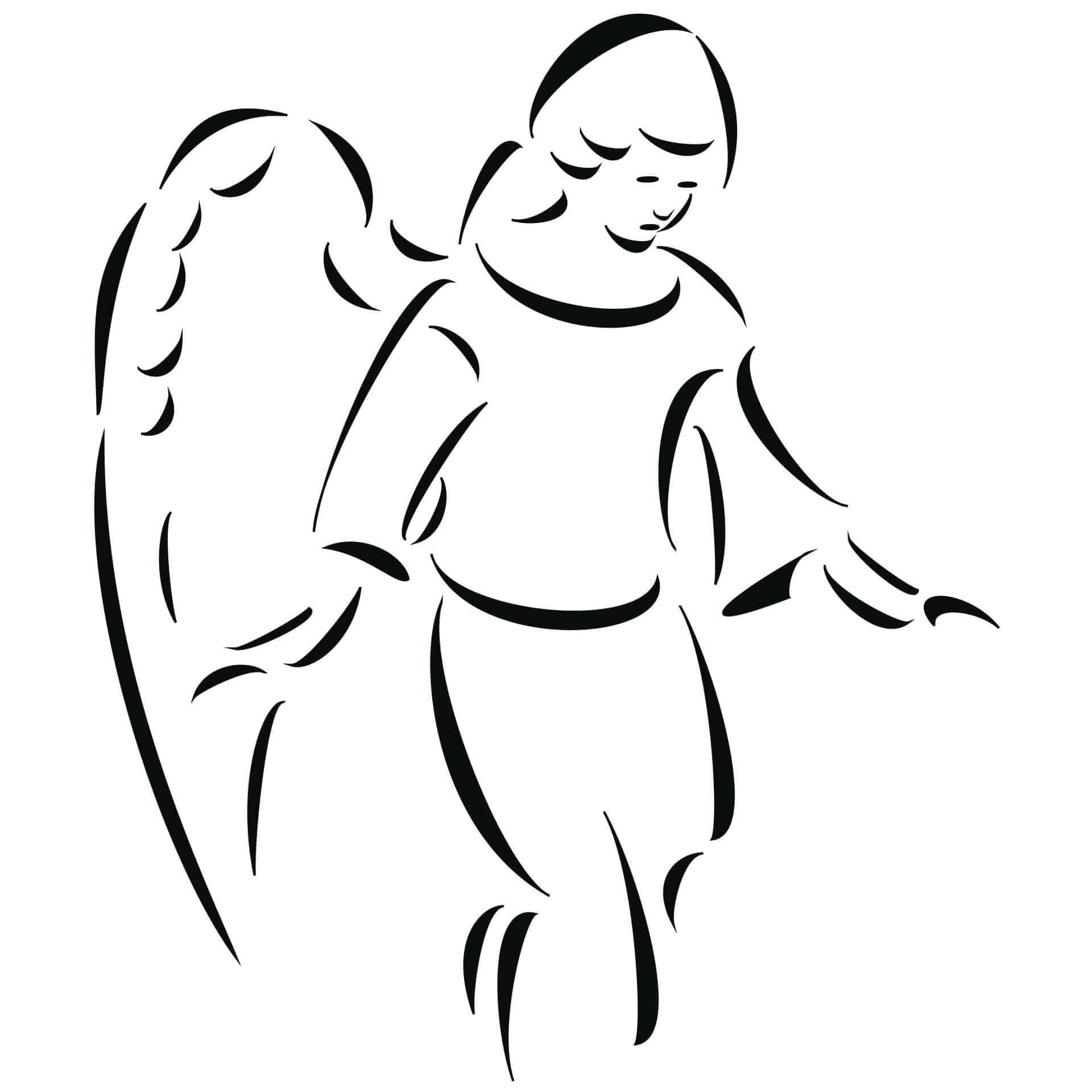 Wallsticker Engel 1