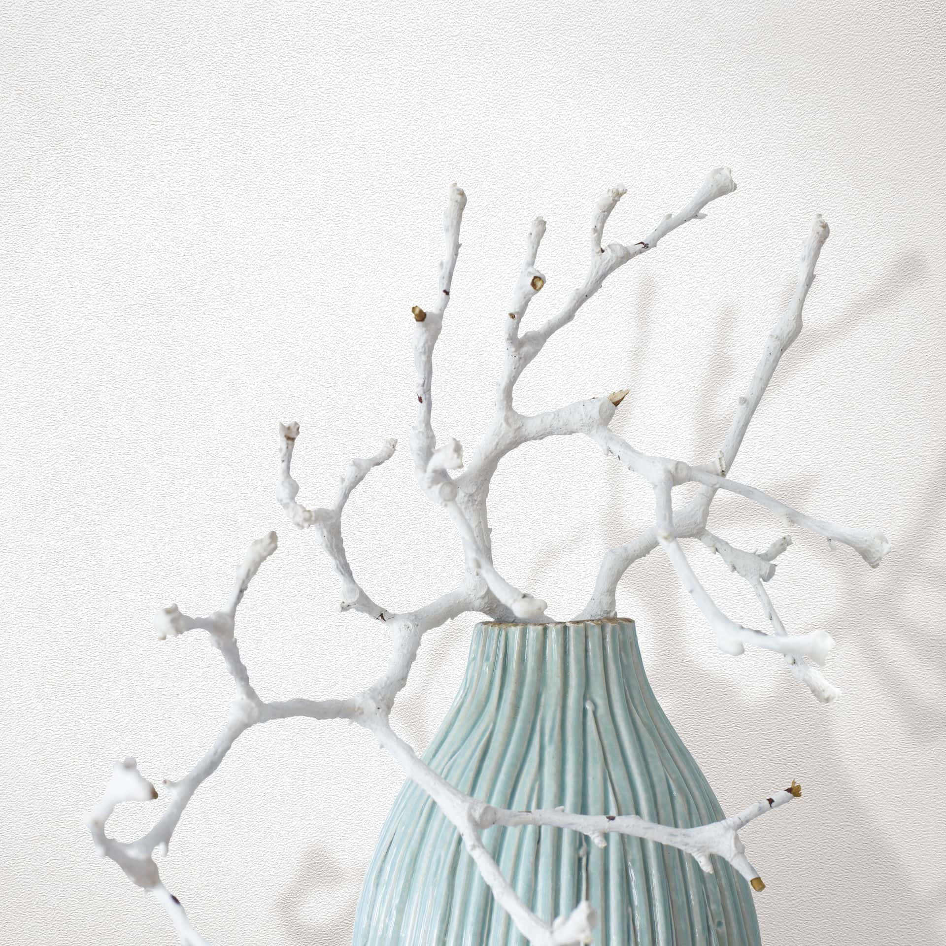 Vliesbehang structuur effen modern in wit, keuken
