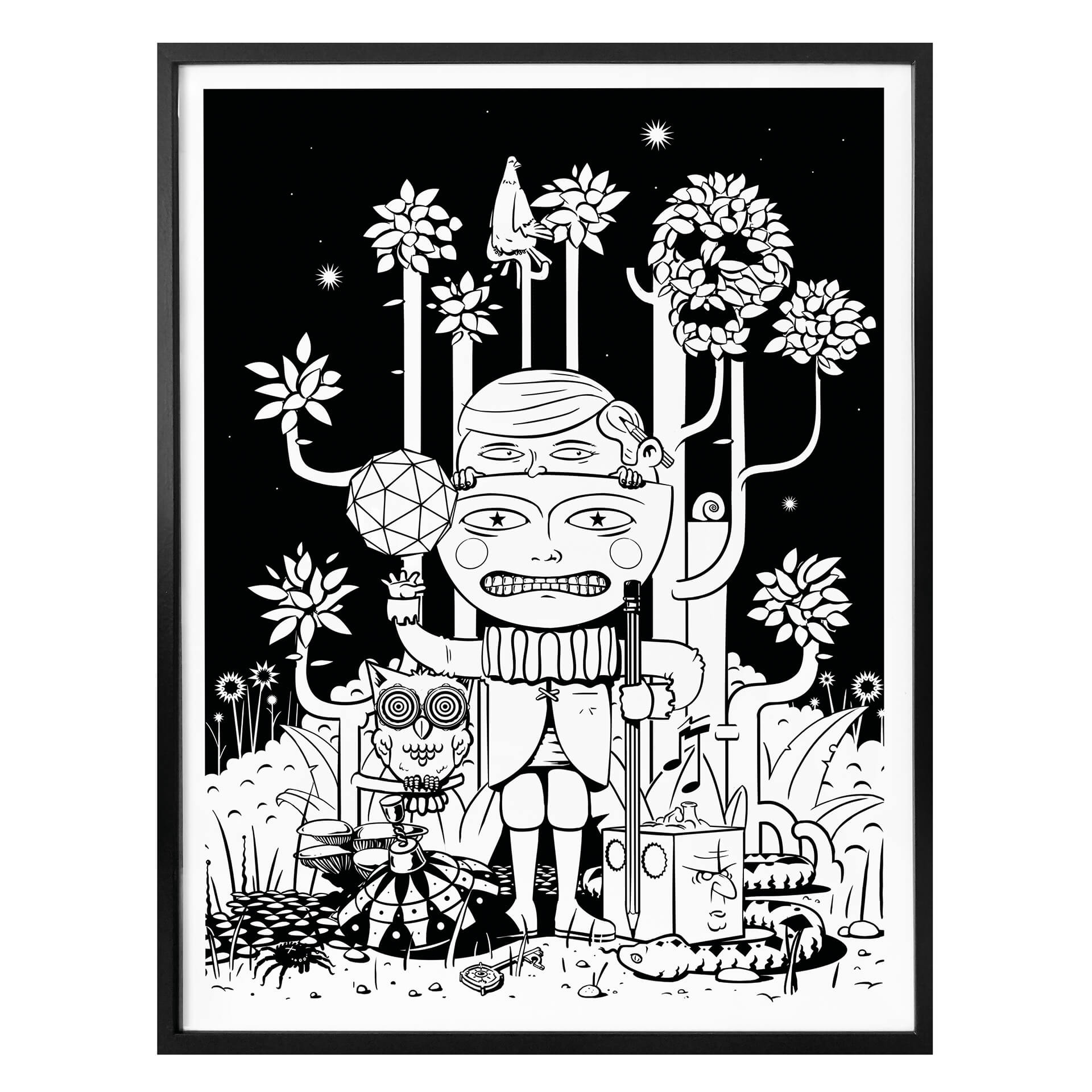 Plakat Drawstore - W lesie