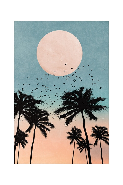 Plakat kunsttryk Kubistika - Sunrise, plakat (40 x 60 cm)