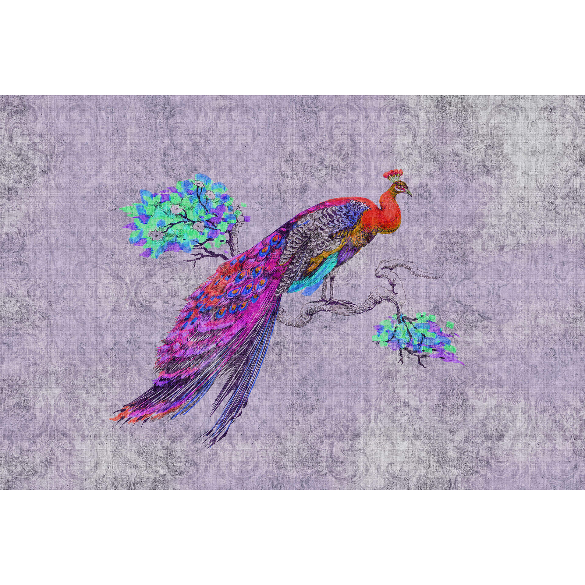Livingwalls Fotobehang Walls by Patel 2 peacock 3