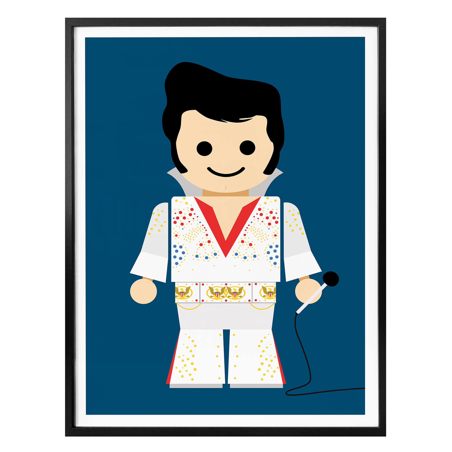 Plakat Gomes - zabawka Elvis