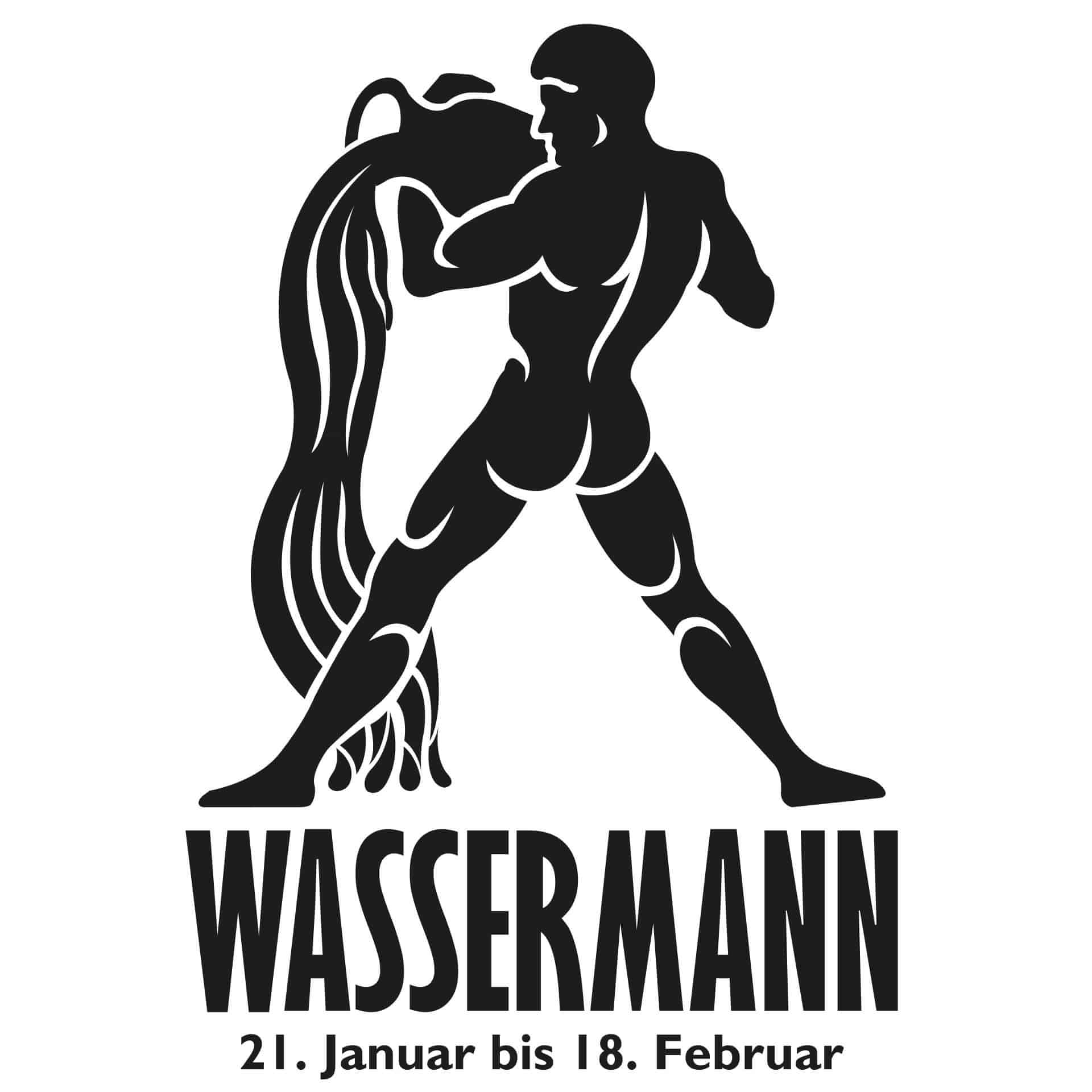 Wandtattoo Sternzeichen - Wassermann