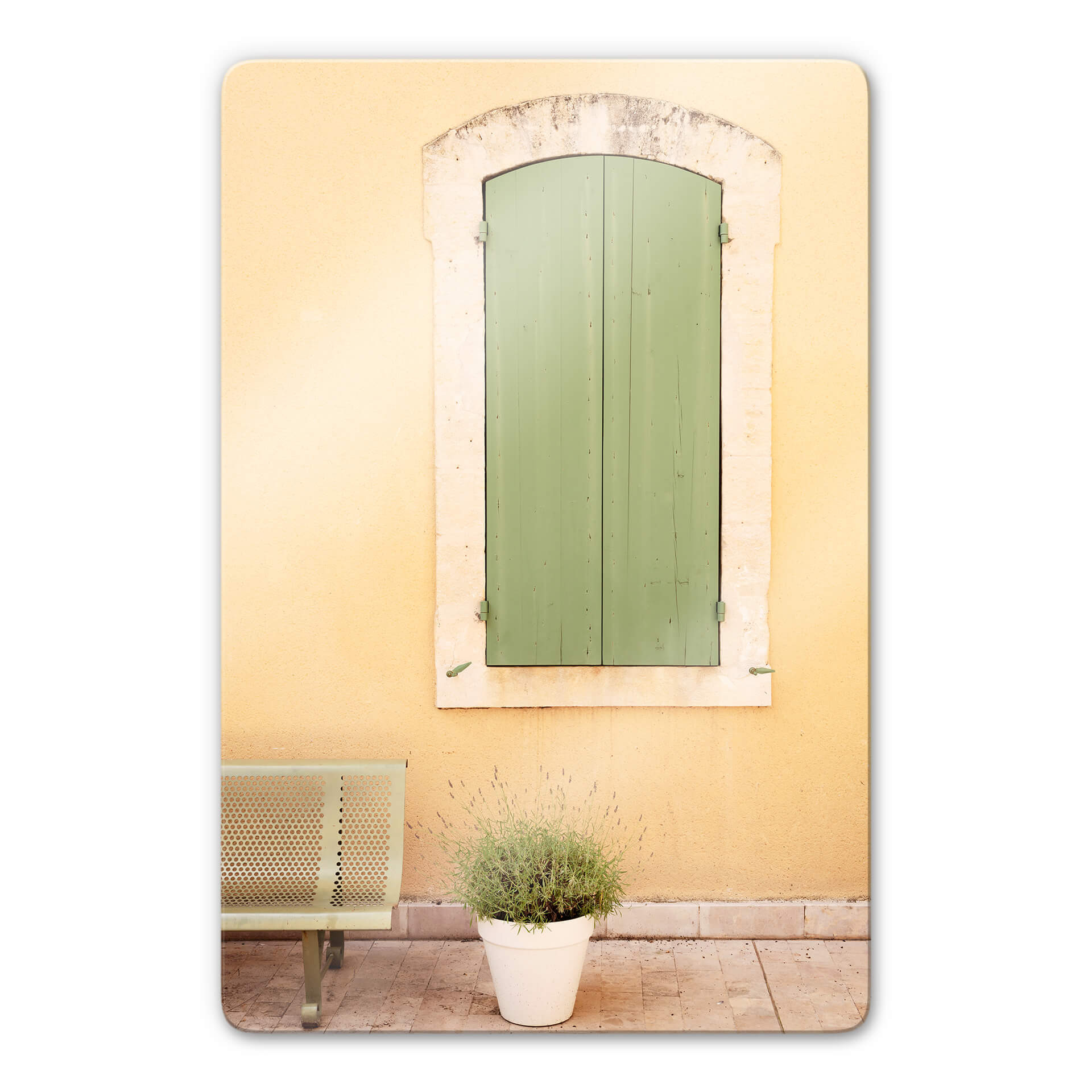 Glasschilderij Hugonnard - Green Window