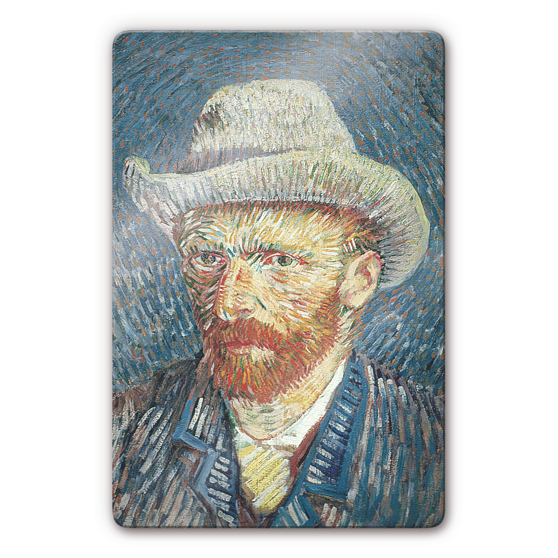 Glasbillede - van Gogh - Selvportræt