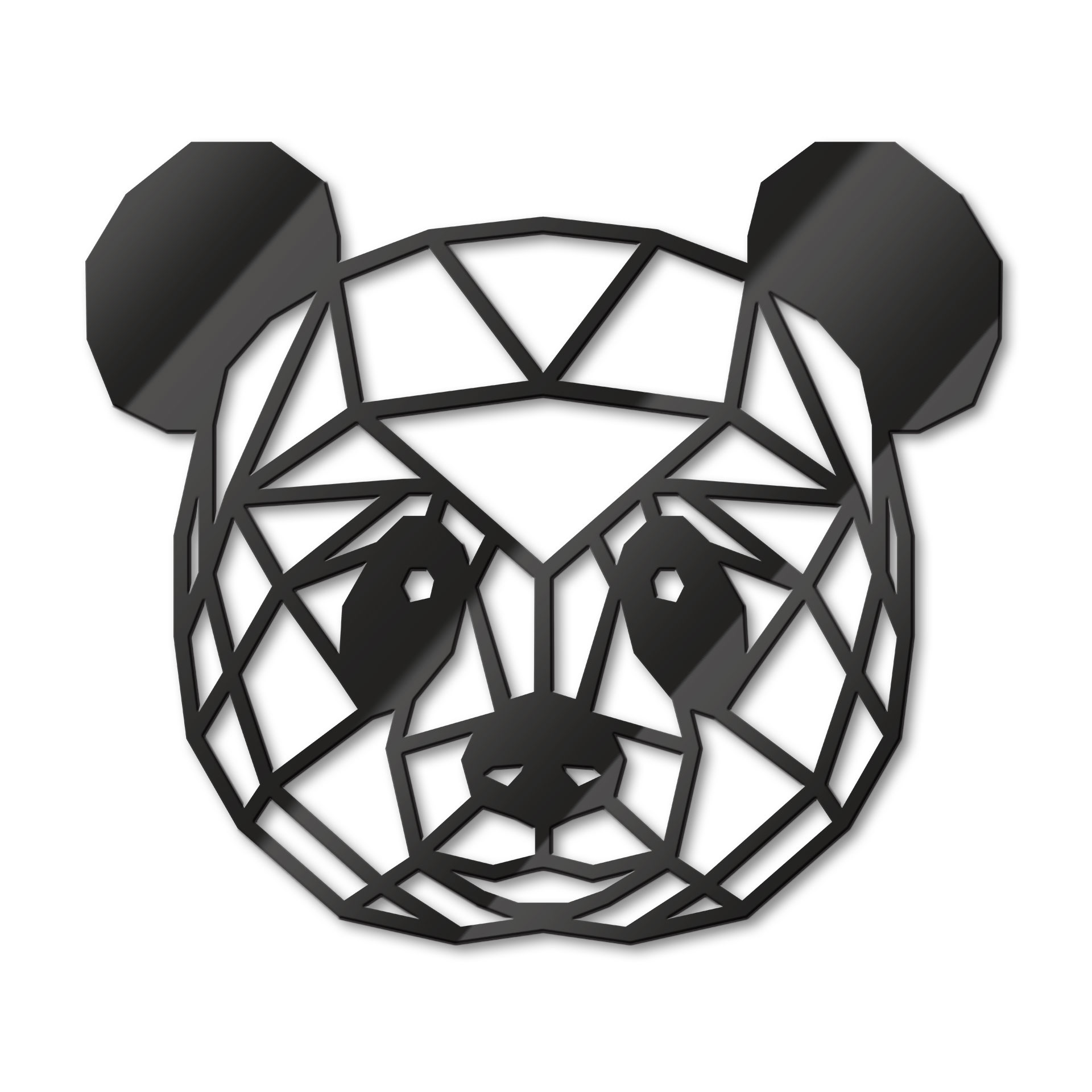 Akrylowa dekoracja Origami Panda