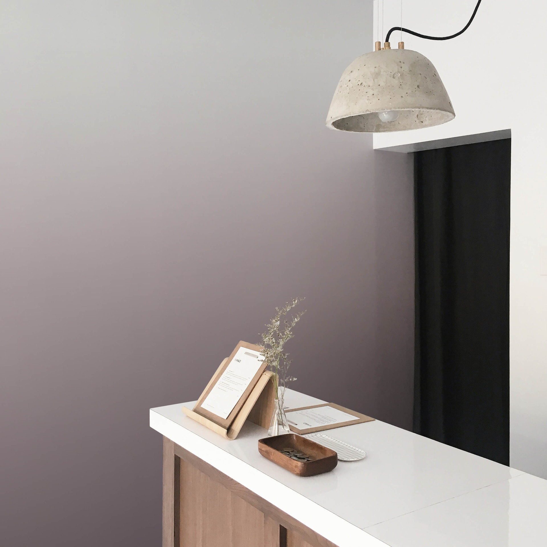 Fotobehang Ombre - Mauve