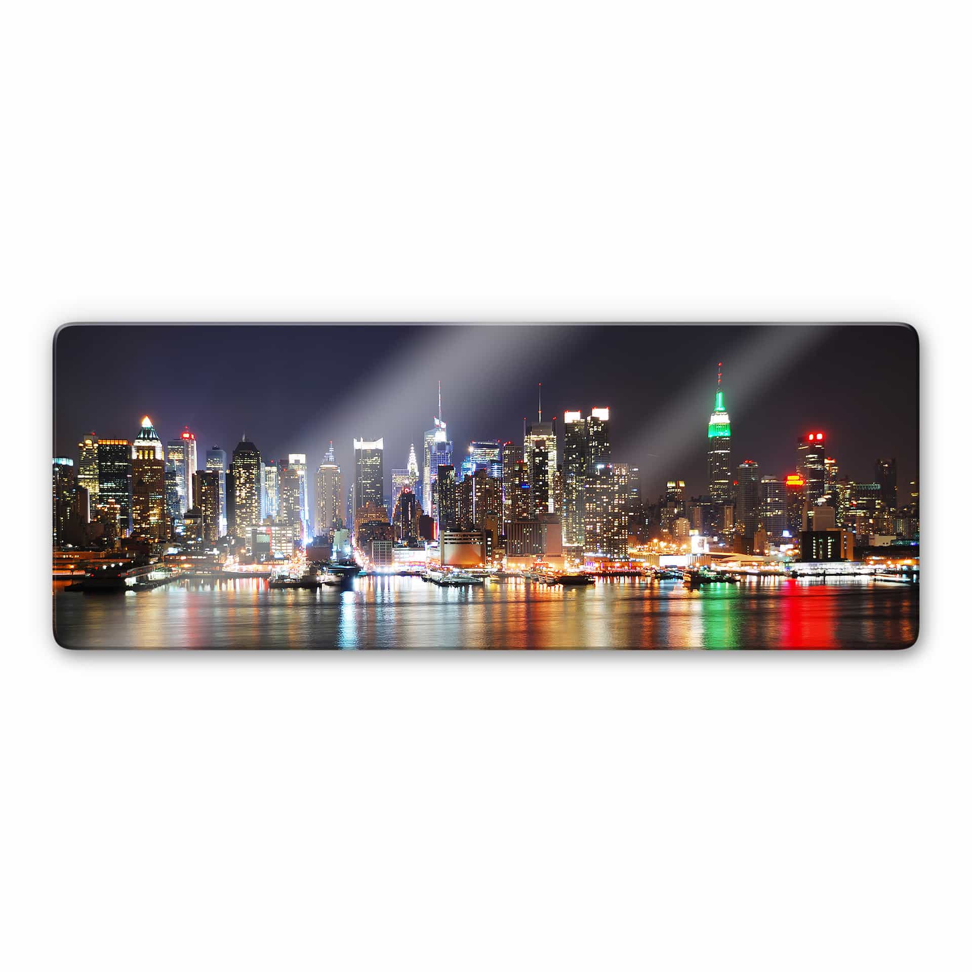 Glasbild New York Skyline - Panorama