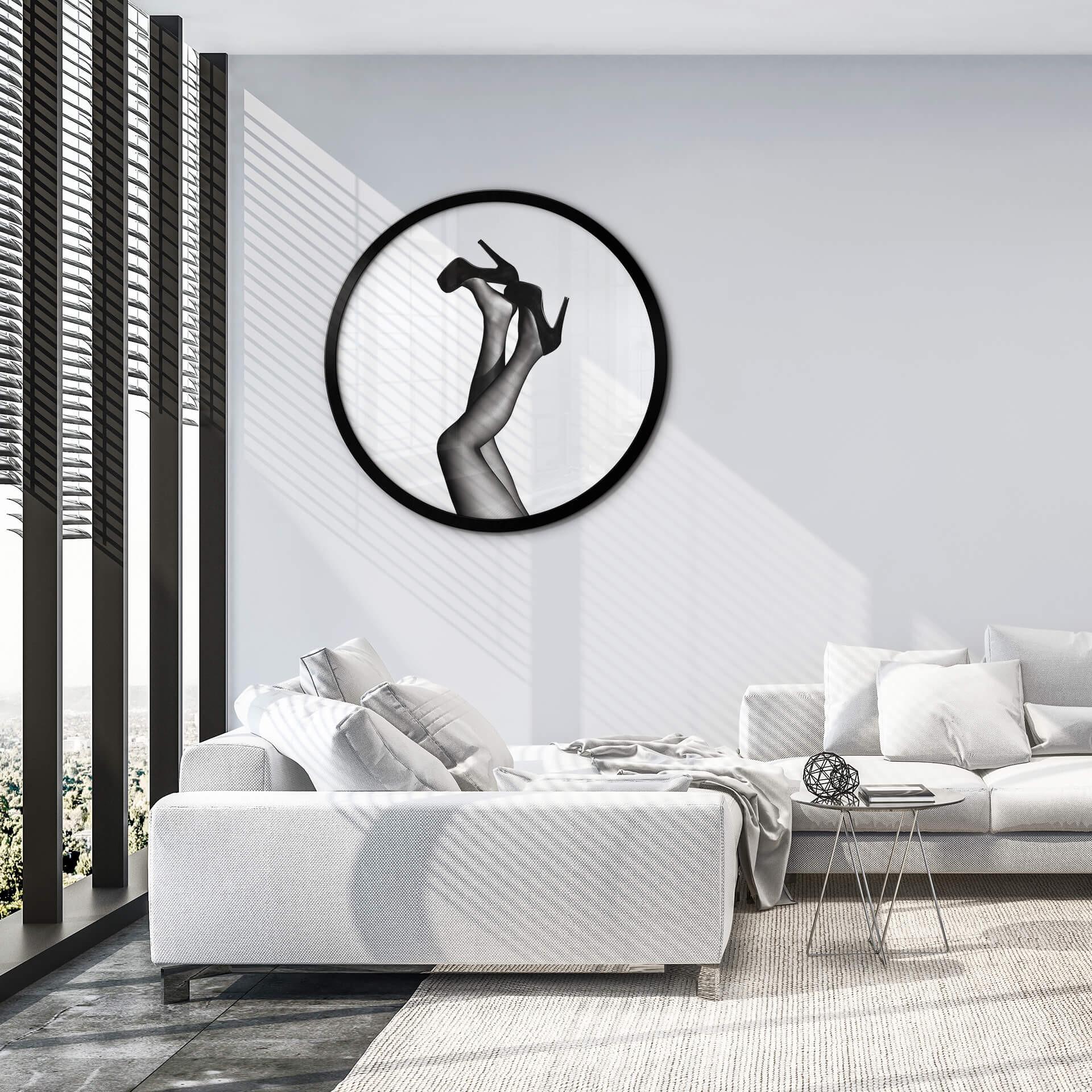 Poster rond 1X Studio - Velvet Pumps