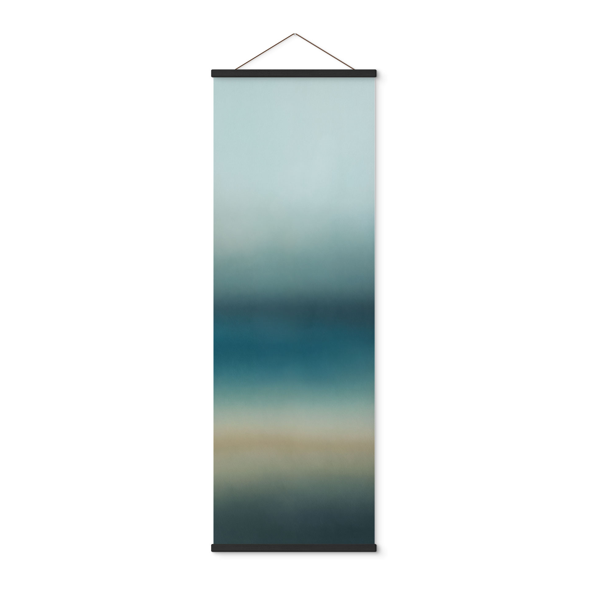 Affiche Textile Rotko Blush - Horizon Turquoise - Sir Edward x Grigory Gladarev - Panorama