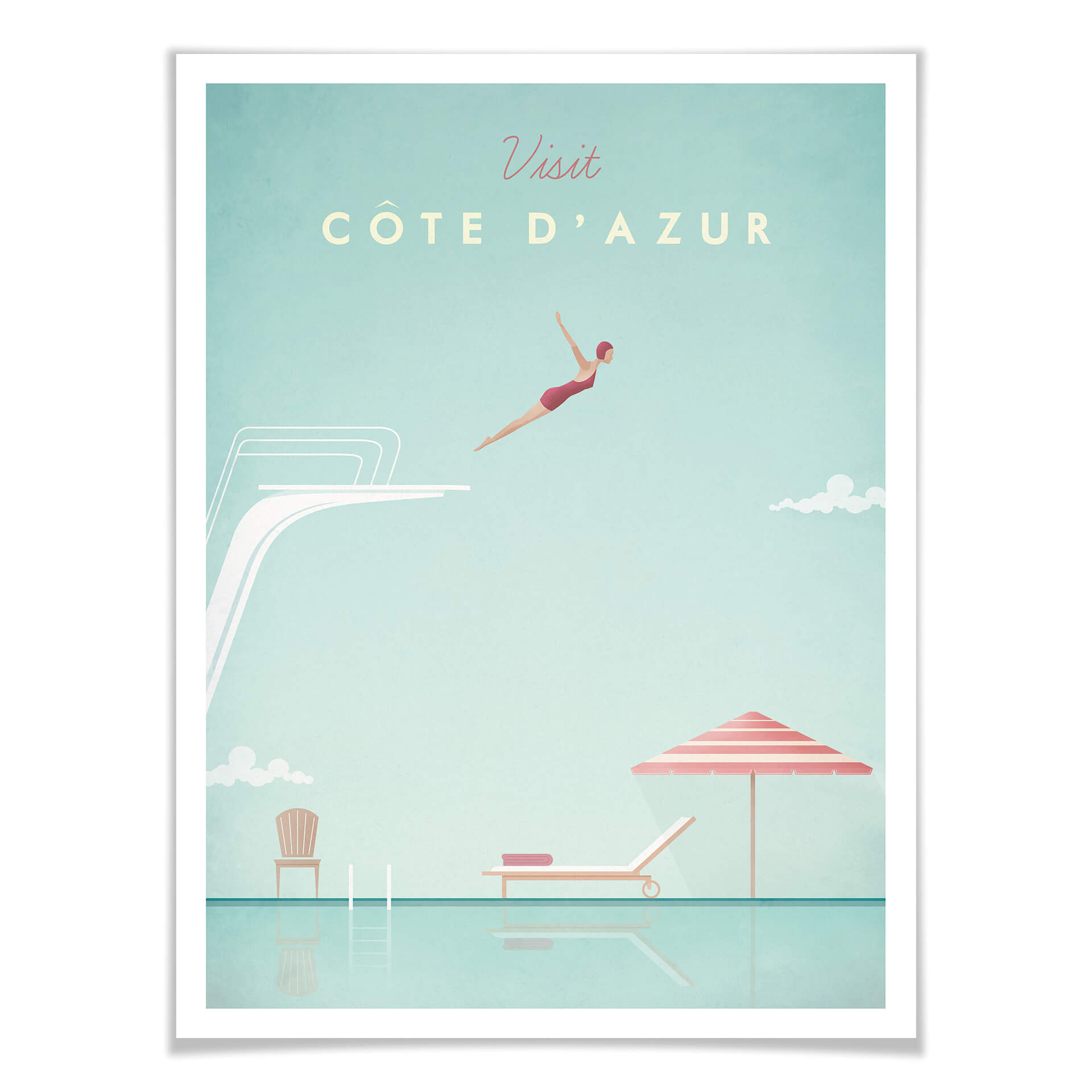Affiche Rivers - Côte d’Azur