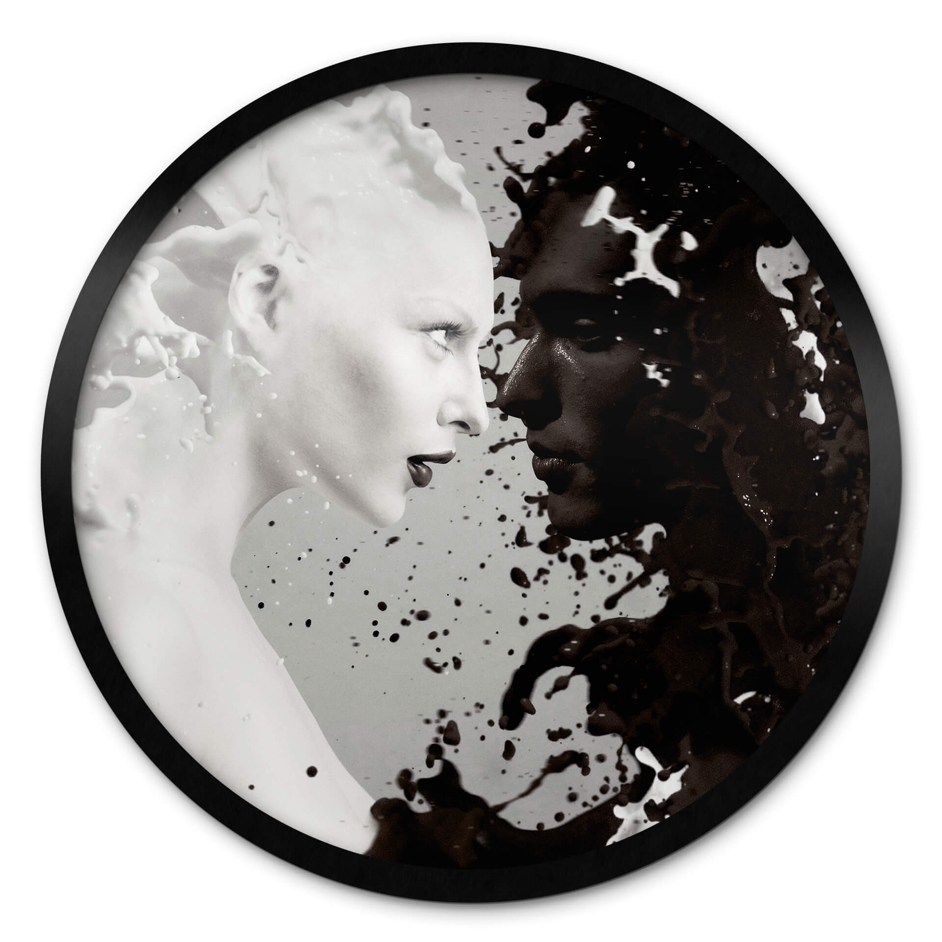 Poster Milk & Coffee - Rond