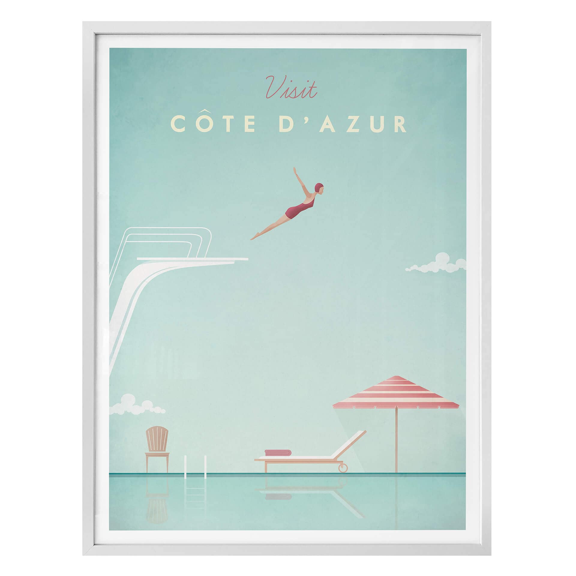 Affiche Rivers - Côte d’Azur