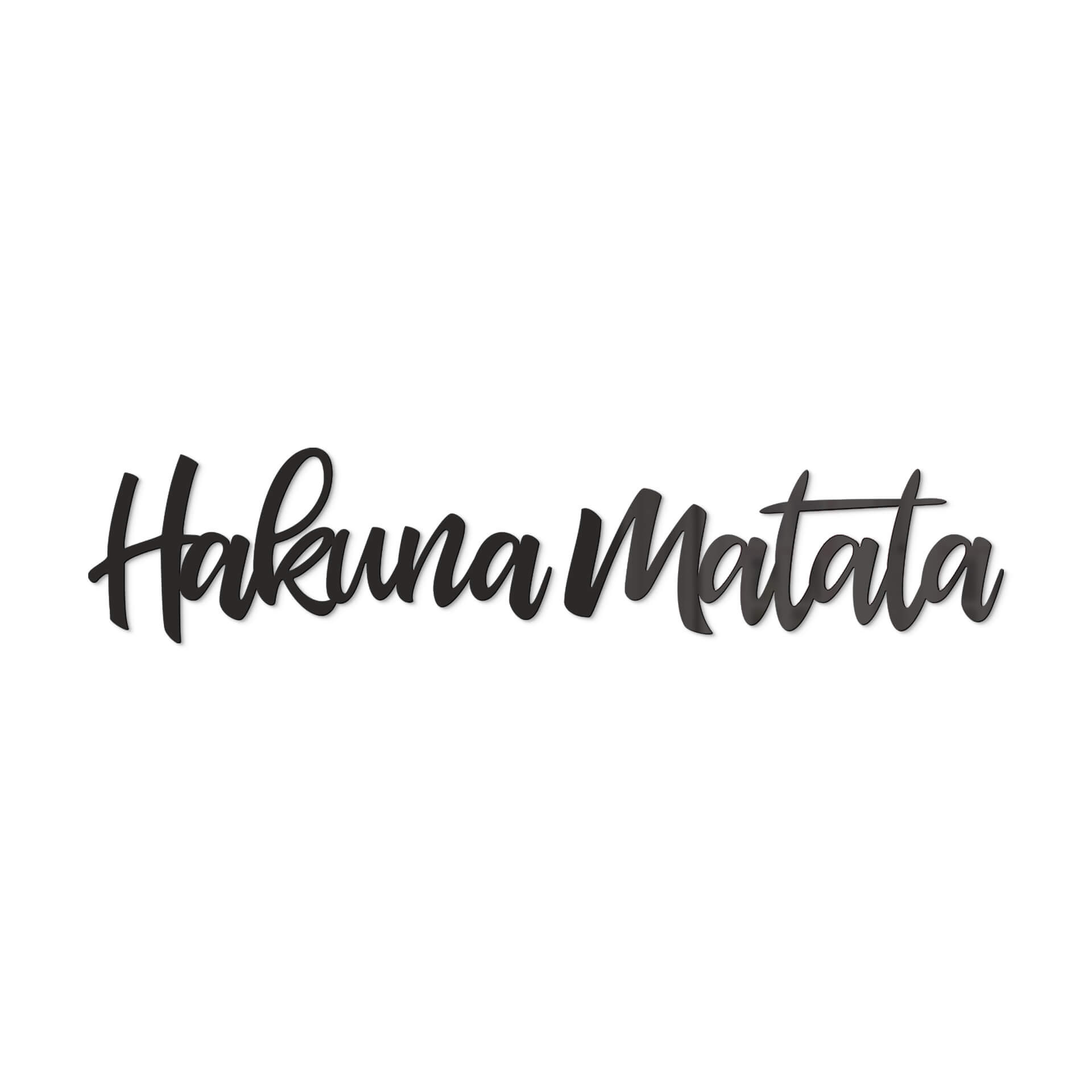 Litery akrylowe Hakuna Matata (2 sztuki)